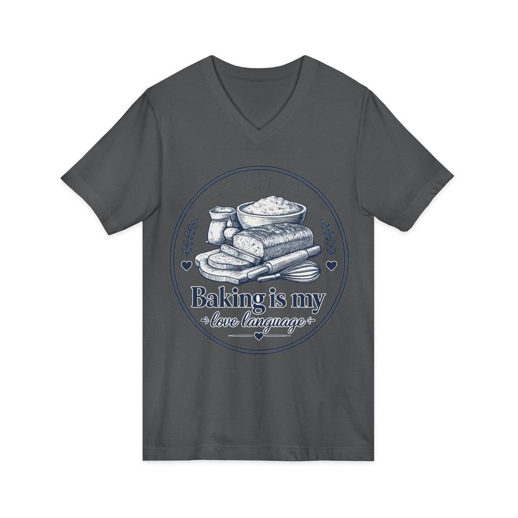 Unisex Jersey Short Sleeve V-Neck Tee