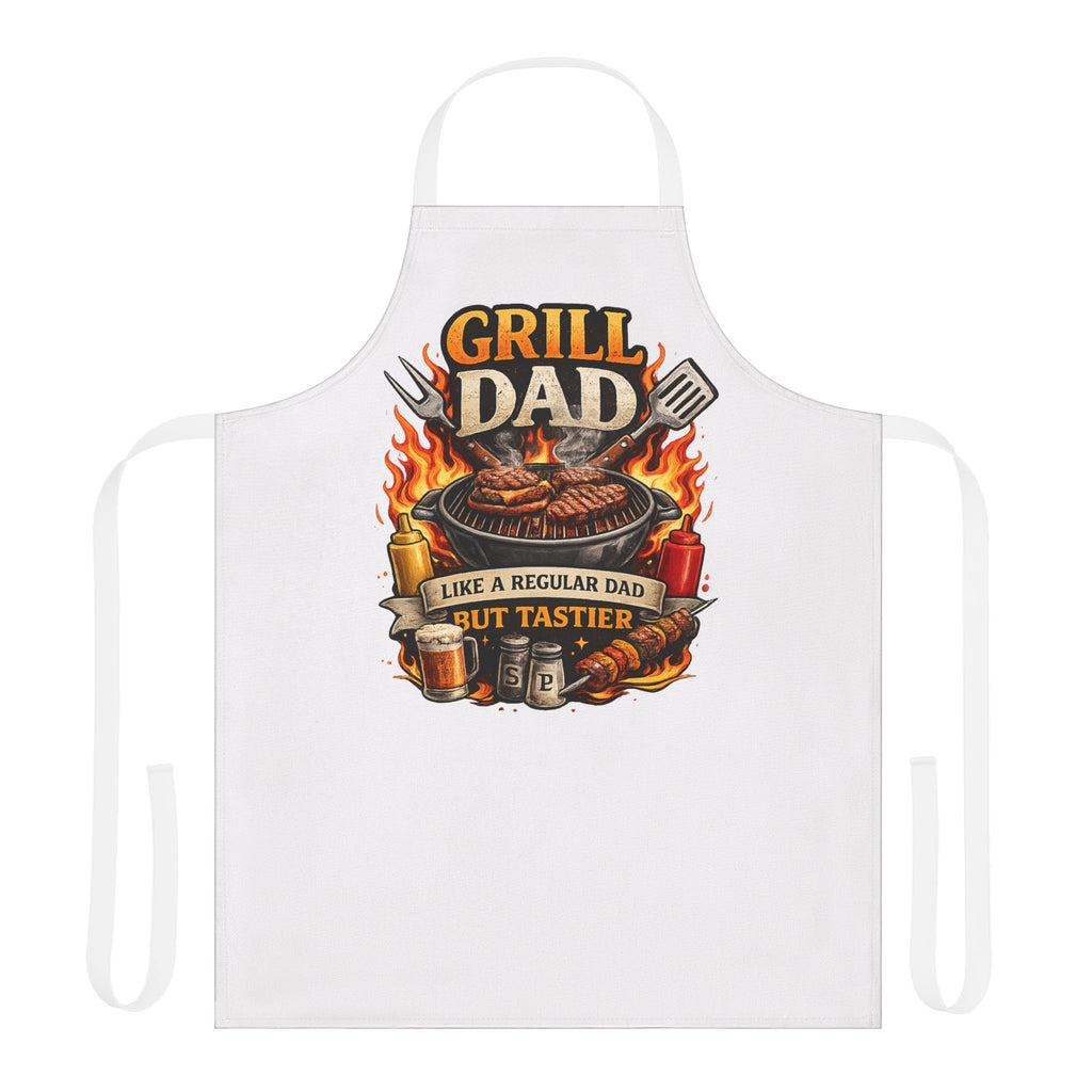 Grill Dad Apron — “Like a Regular Dad But Tastier” BBQ Cooking Apron