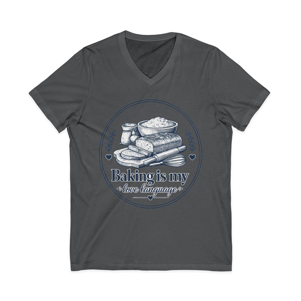 Unisex Jersey Short Sleeve V-Neck Tee