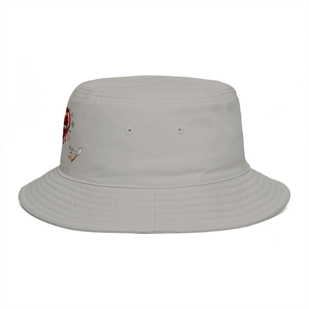 Bucket Hat — “Baking Is My Love Language” Dripping Heart Graphic