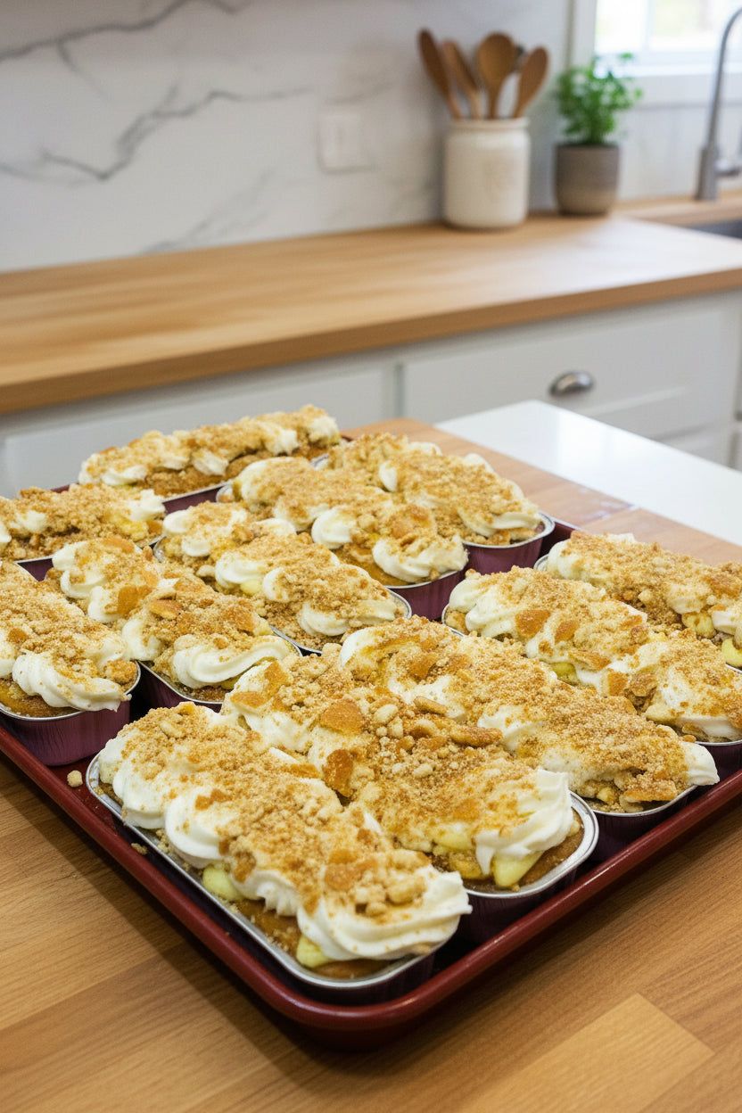 Banana Pudding Mini Cake – Classic Southern Dessert Twist (12)