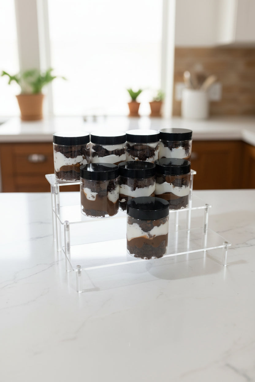 Death By Chocolate in a Jar – Decadent Layered Brownie Dessert (6 jars)